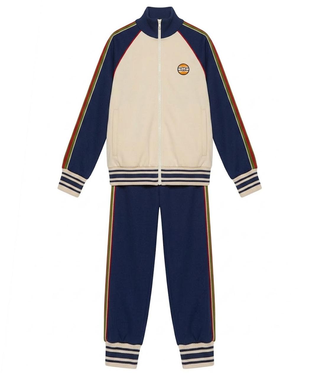 GUCCI Синий повседневный костюм, фото 1