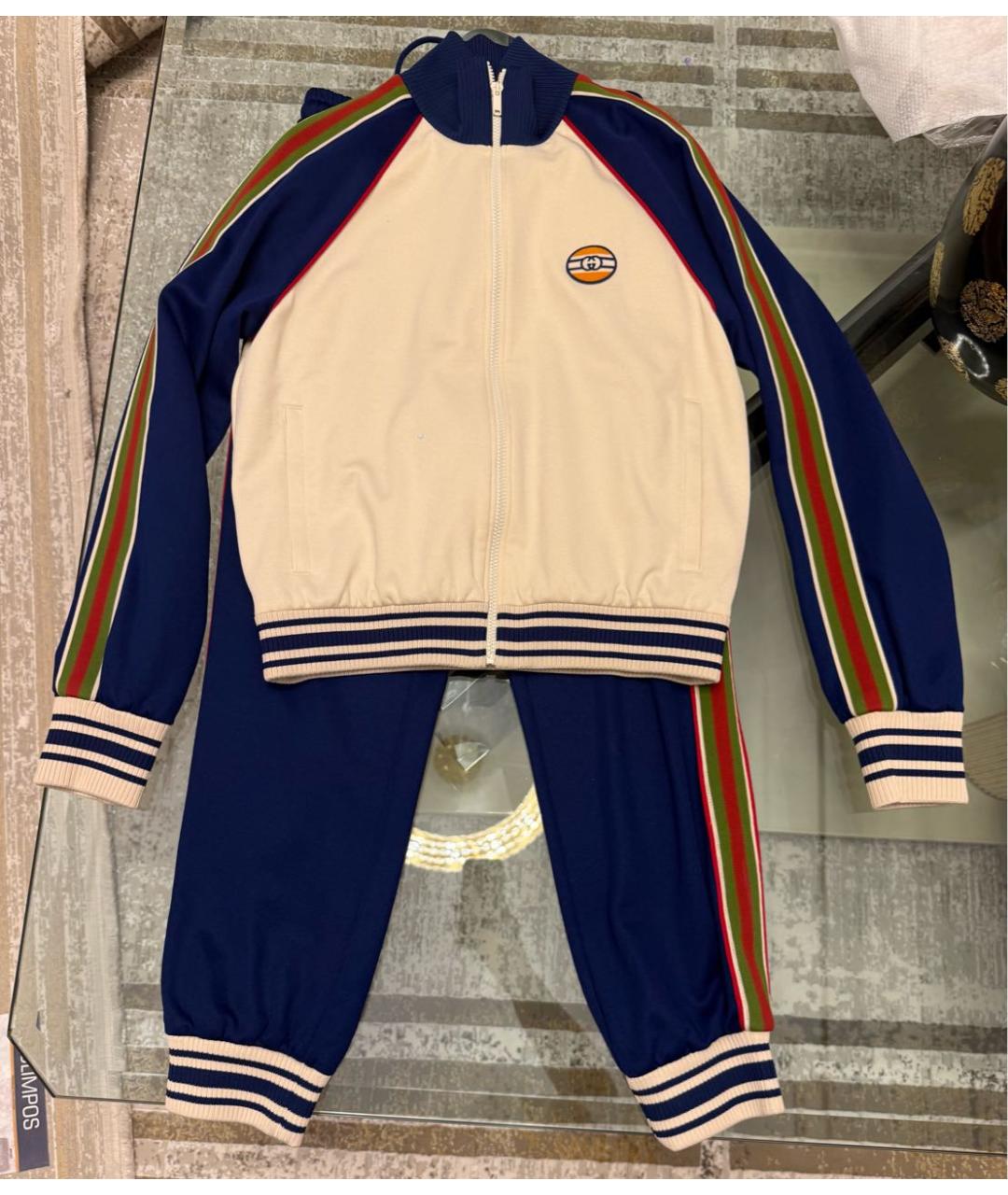 GUCCI Синий повседневный костюм, фото 7