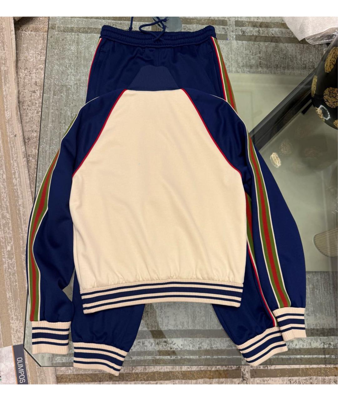 GUCCI Синий повседневный костюм, фото 3