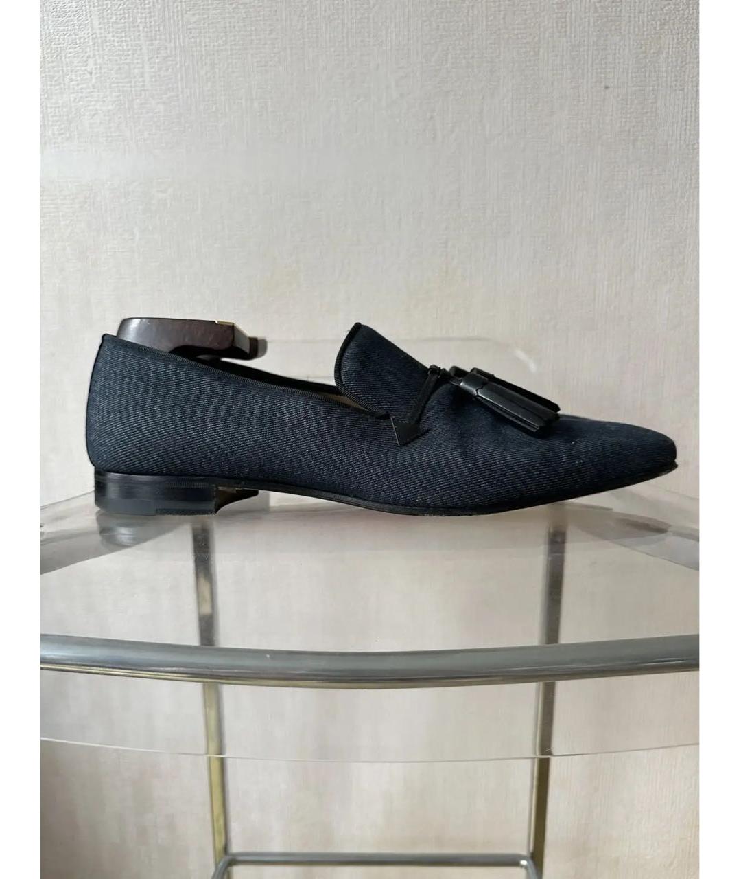 CHRISTIAN LOUBOUTIN Синие лоферы, фото 9