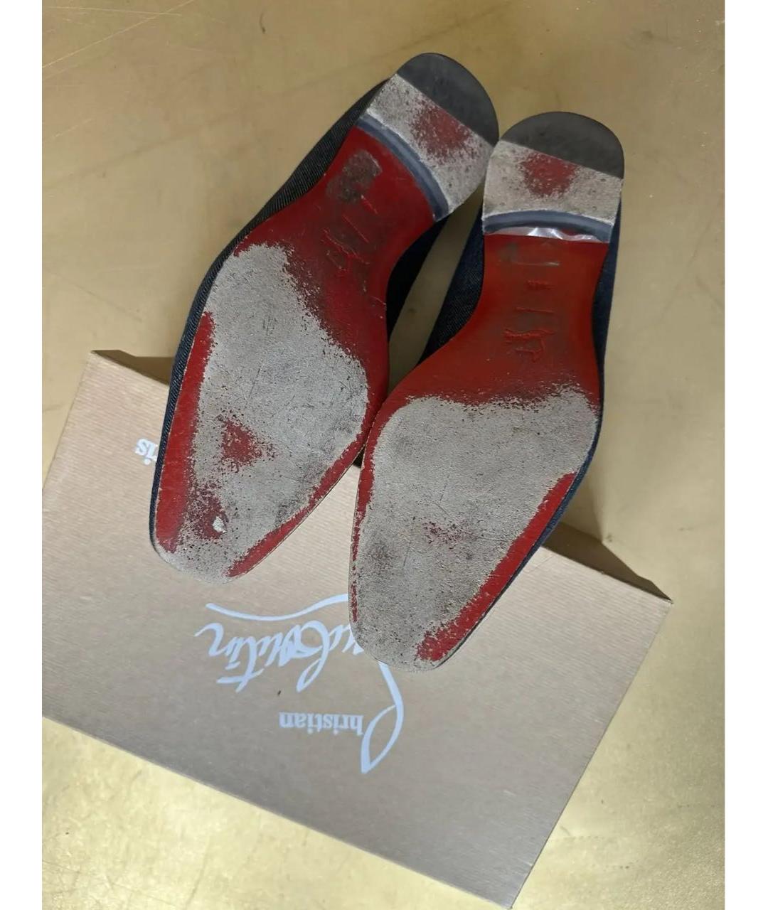 CHRISTIAN LOUBOUTIN Синие лоферы, фото 7