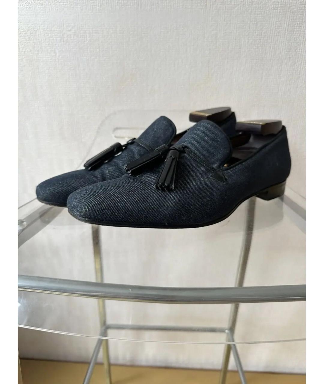 CHRISTIAN LOUBOUTIN Синие лоферы, фото 5