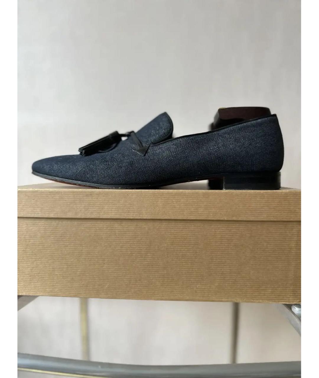 CHRISTIAN LOUBOUTIN Синие лоферы, фото 6