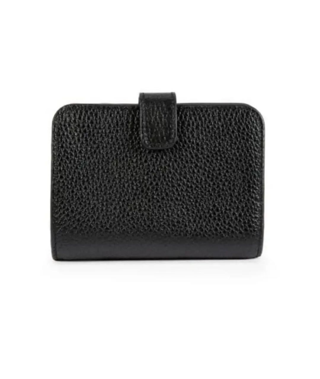 FURLA Черный кожаный кошелек, фото 2