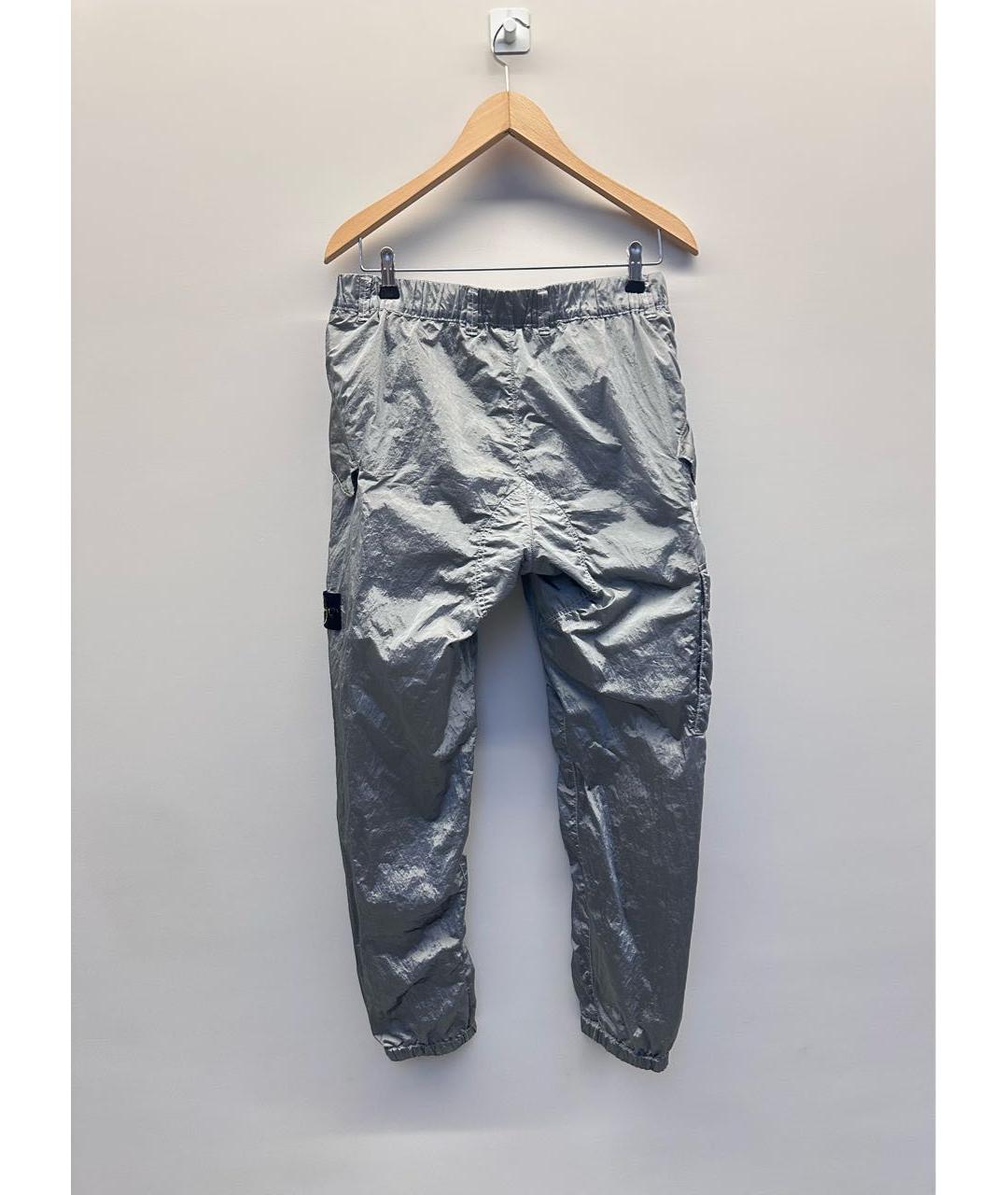 STONE ISLAND Серые повседневные брюки, фото 2