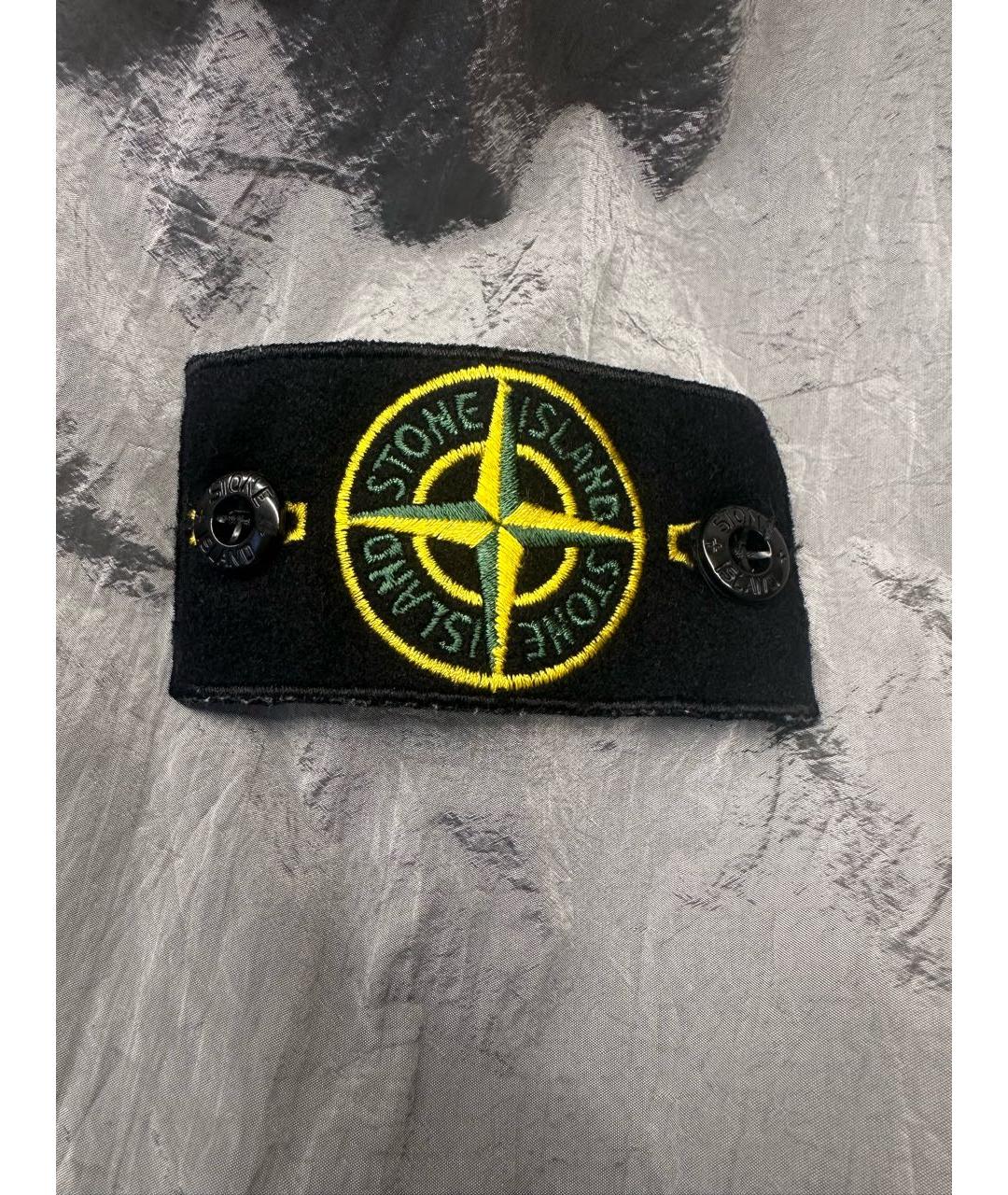 STONE ISLAND Серые повседневные брюки, фото 3