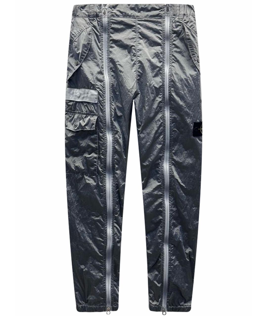 STONE ISLAND Серые повседневные брюки, фото 1