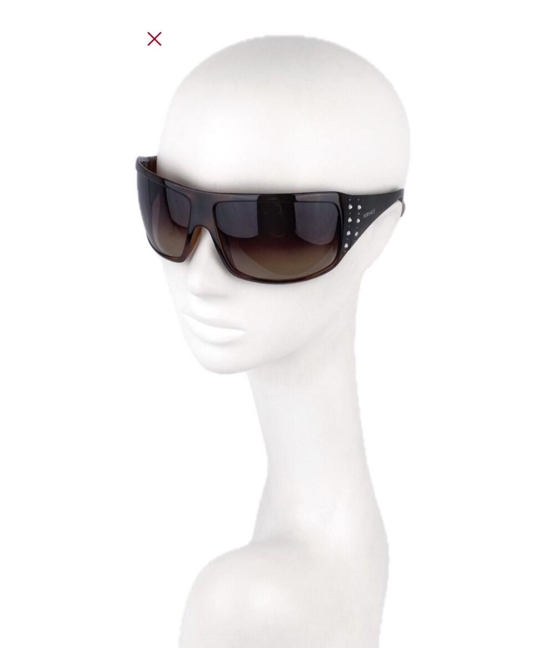 VERSACE Черные пластиковые солнцезащитные очки, фото 6