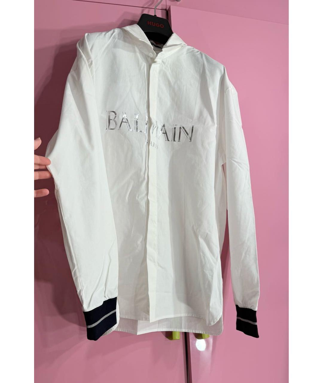 BALMAIN Белая хлопковая детская рубашка, фото 2