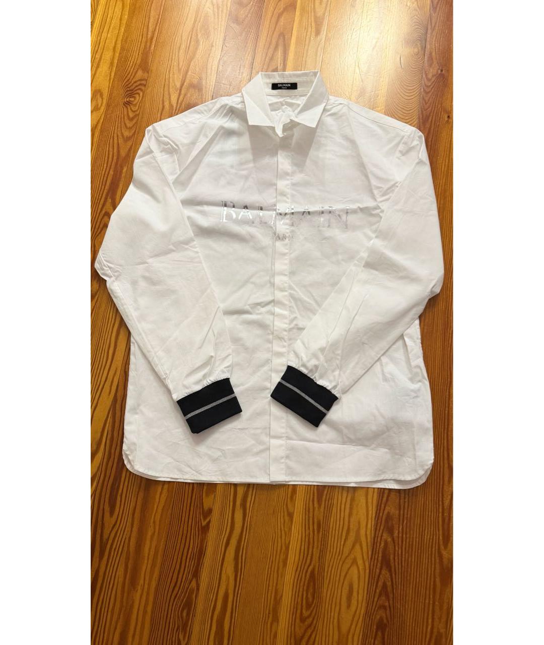 BALMAIN Белая хлопковая детская рубашка, фото 5