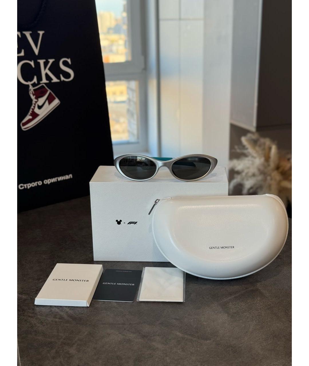 GENTLE MONSTER Серые пластиковые солнцезащитные очки, фото 2
