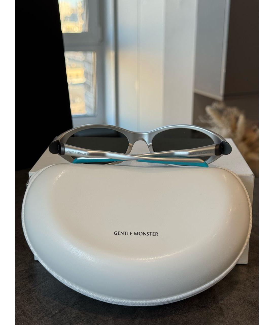 GENTLE MONSTER Серые пластиковые солнцезащитные очки, фото 7