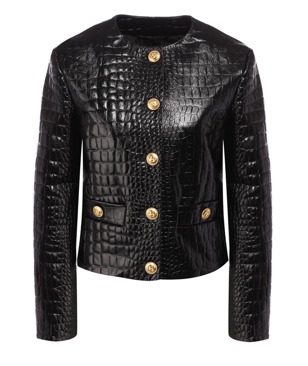 GUCCI Черная кожаная куртка, фото 9