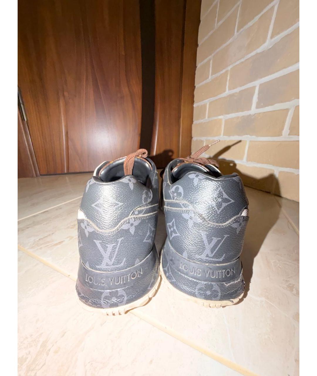 LOUIS VUITTON Кожаные низкие кроссовки / кеды, фото 4