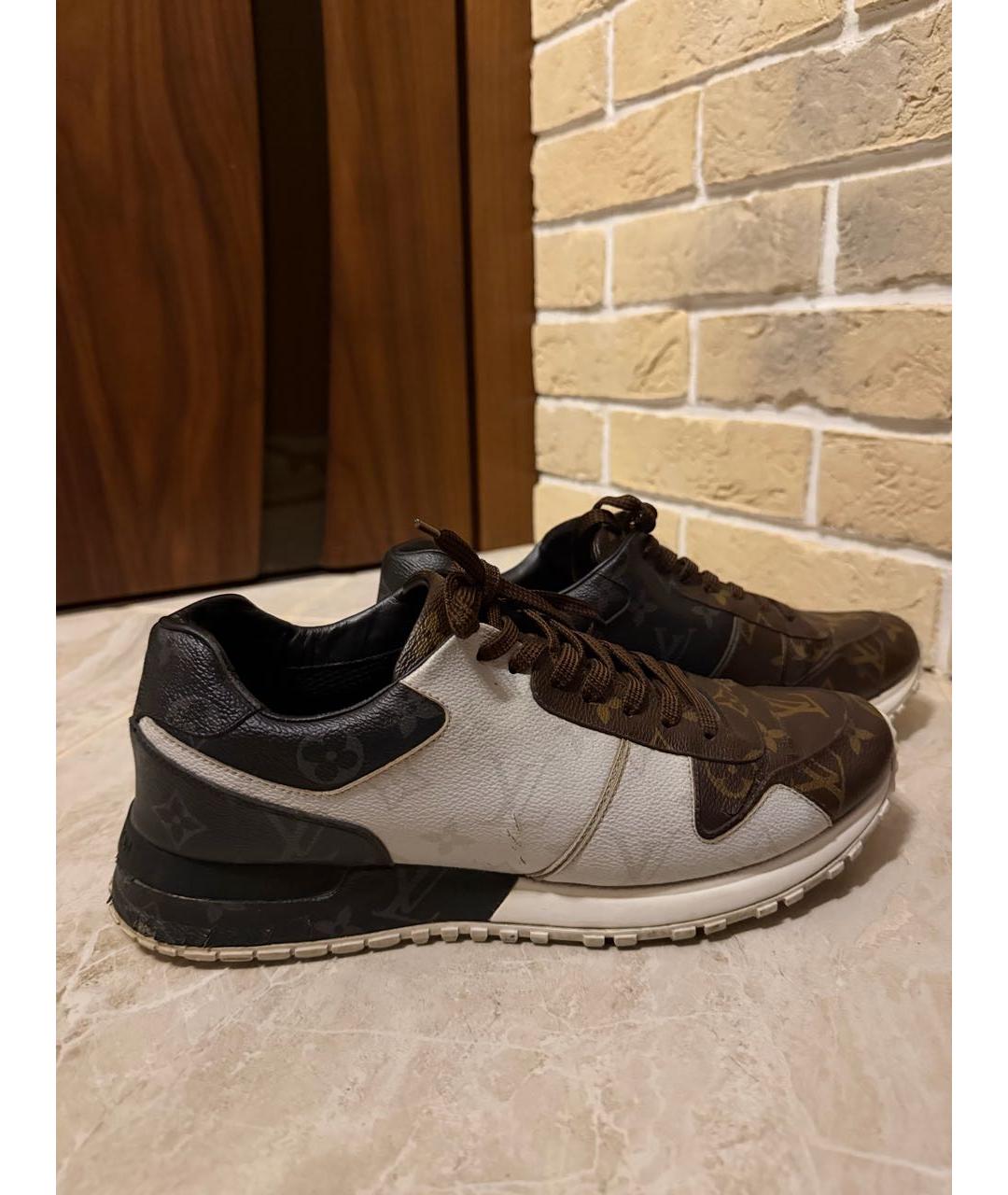 LOUIS VUITTON Кожаные низкие кроссовки / кеды, фото 8