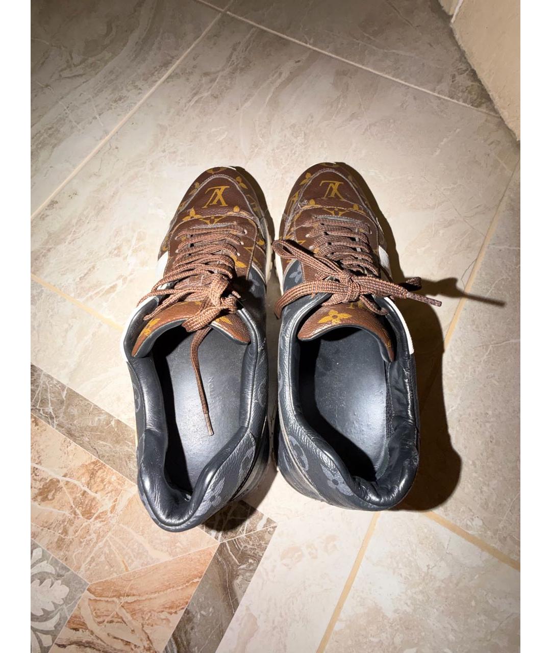 LOUIS VUITTON Кожаные низкие кроссовки / кеды, фото 3