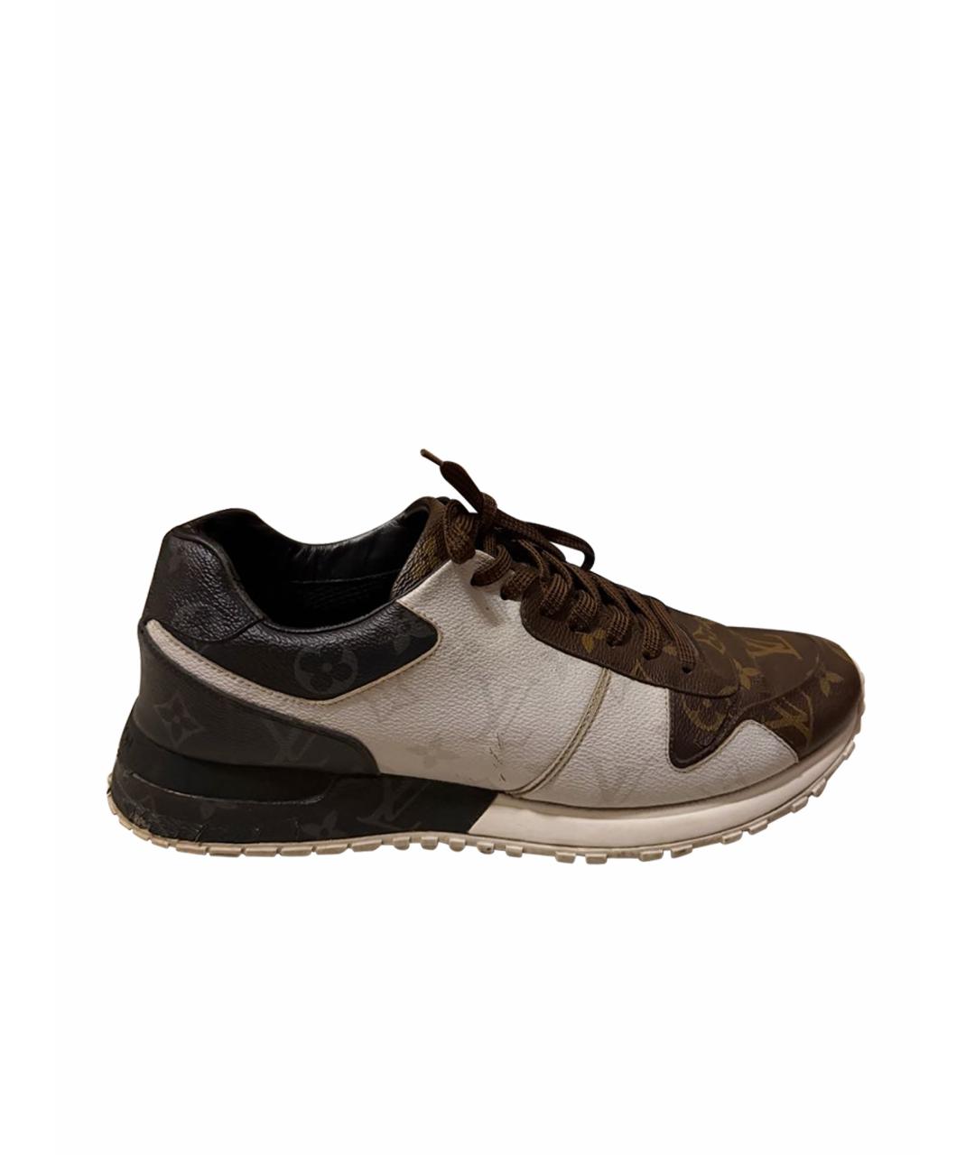 LOUIS VUITTON Кожаные низкие кроссовки / кеды, фото 1