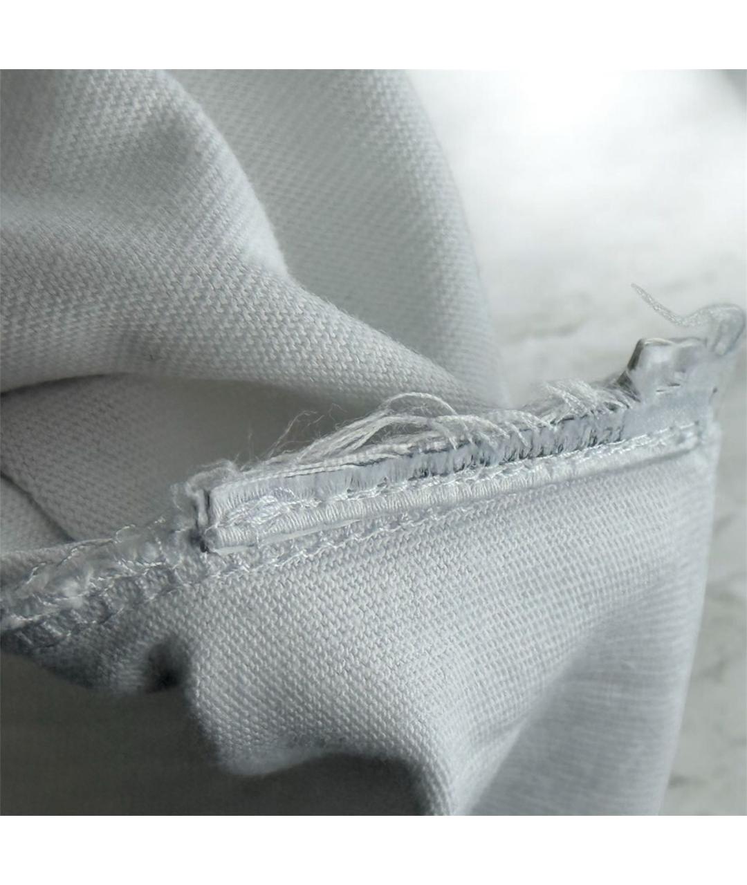 MONCLER Белая хлопковая футболка, фото 7