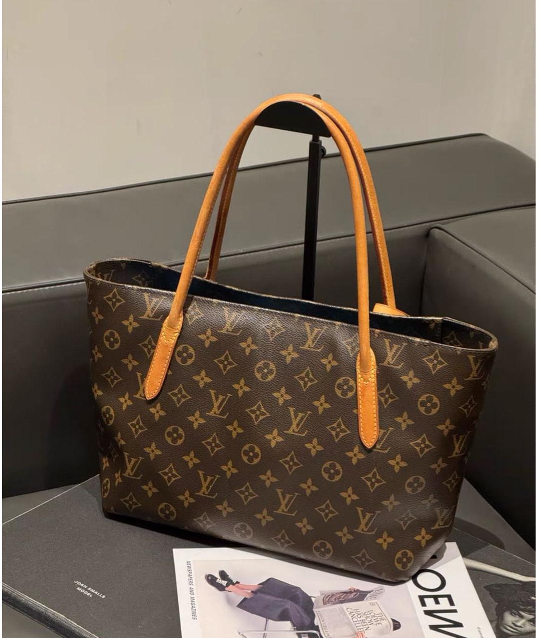 LOUIS VUITTON Коричневая сумка тоут, фото 3