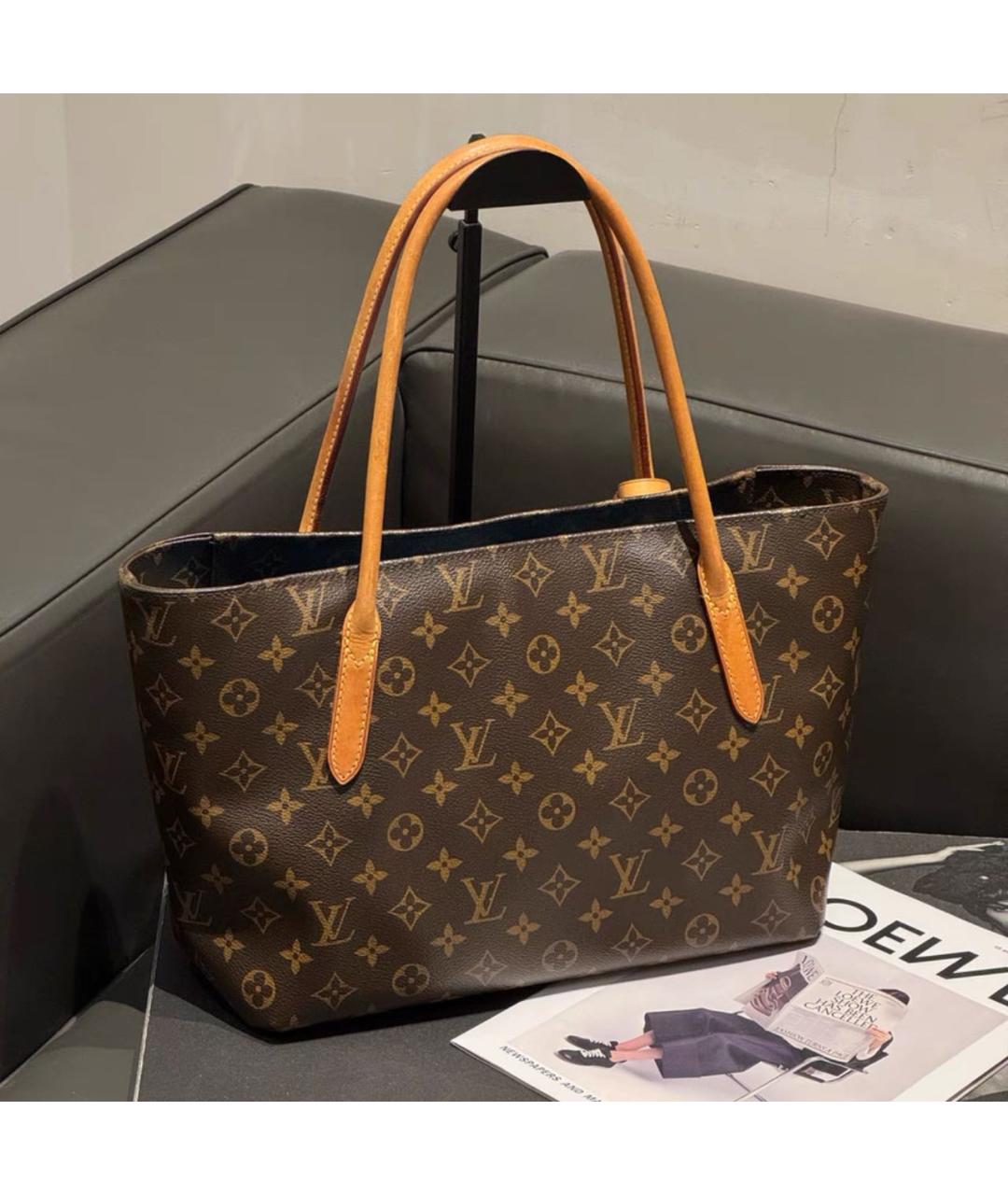 LOUIS VUITTON Коричневая сумка тоут, фото 4