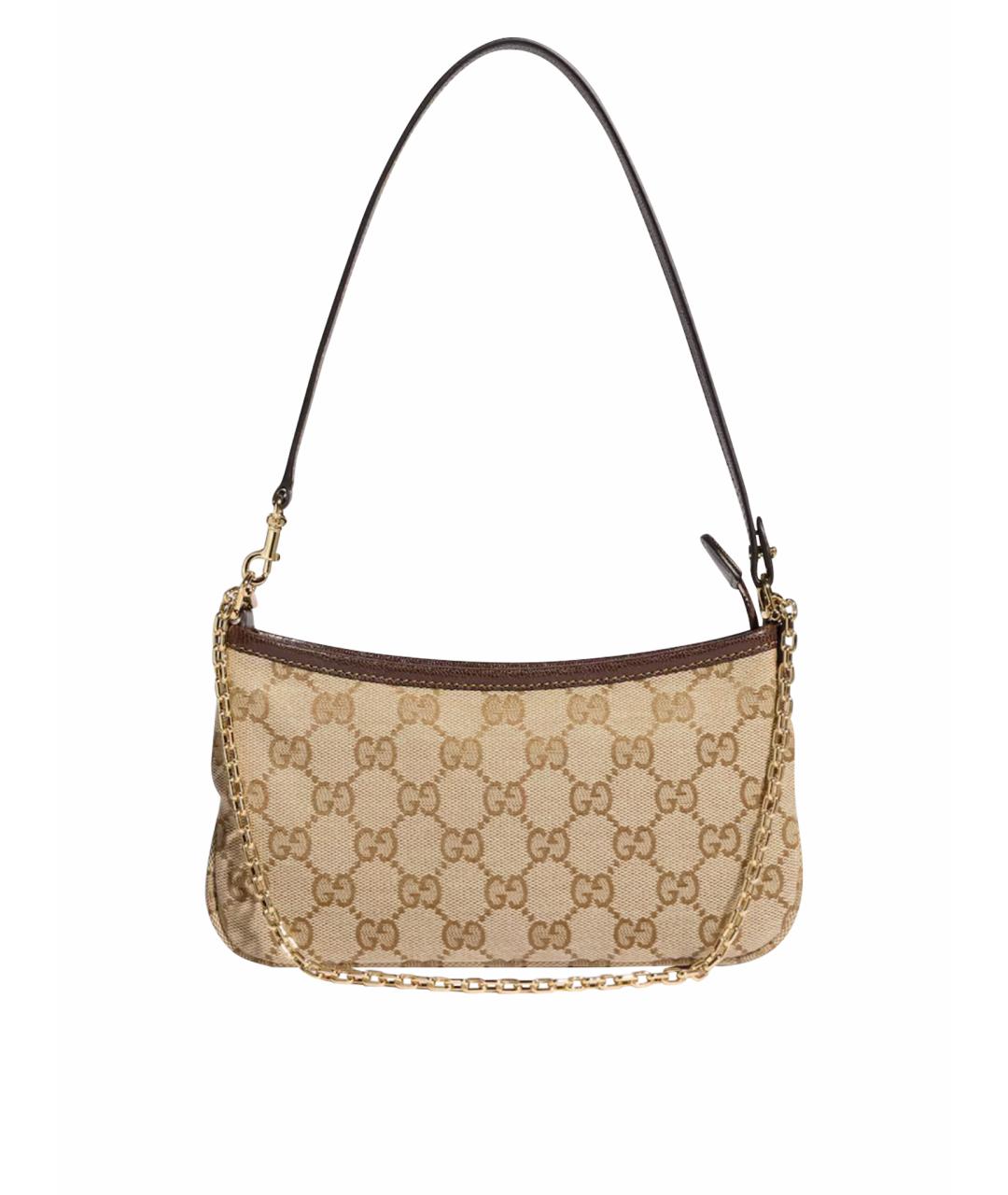 GUCCI Бежевая сумка с короткими ручками, фото 1