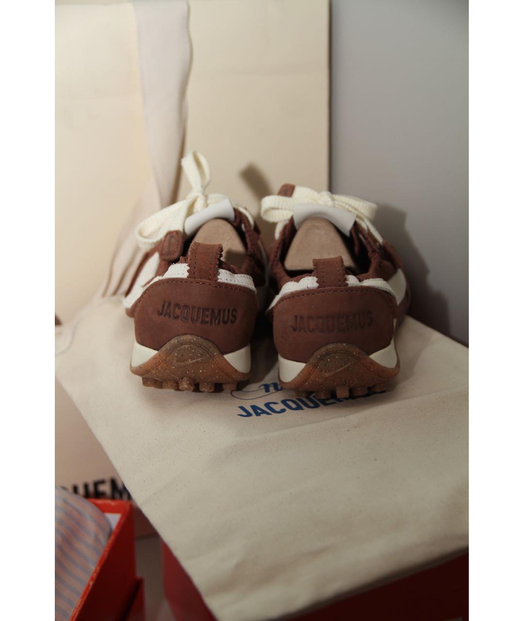 JACQUEMUS Коричневые кеды, фото 4