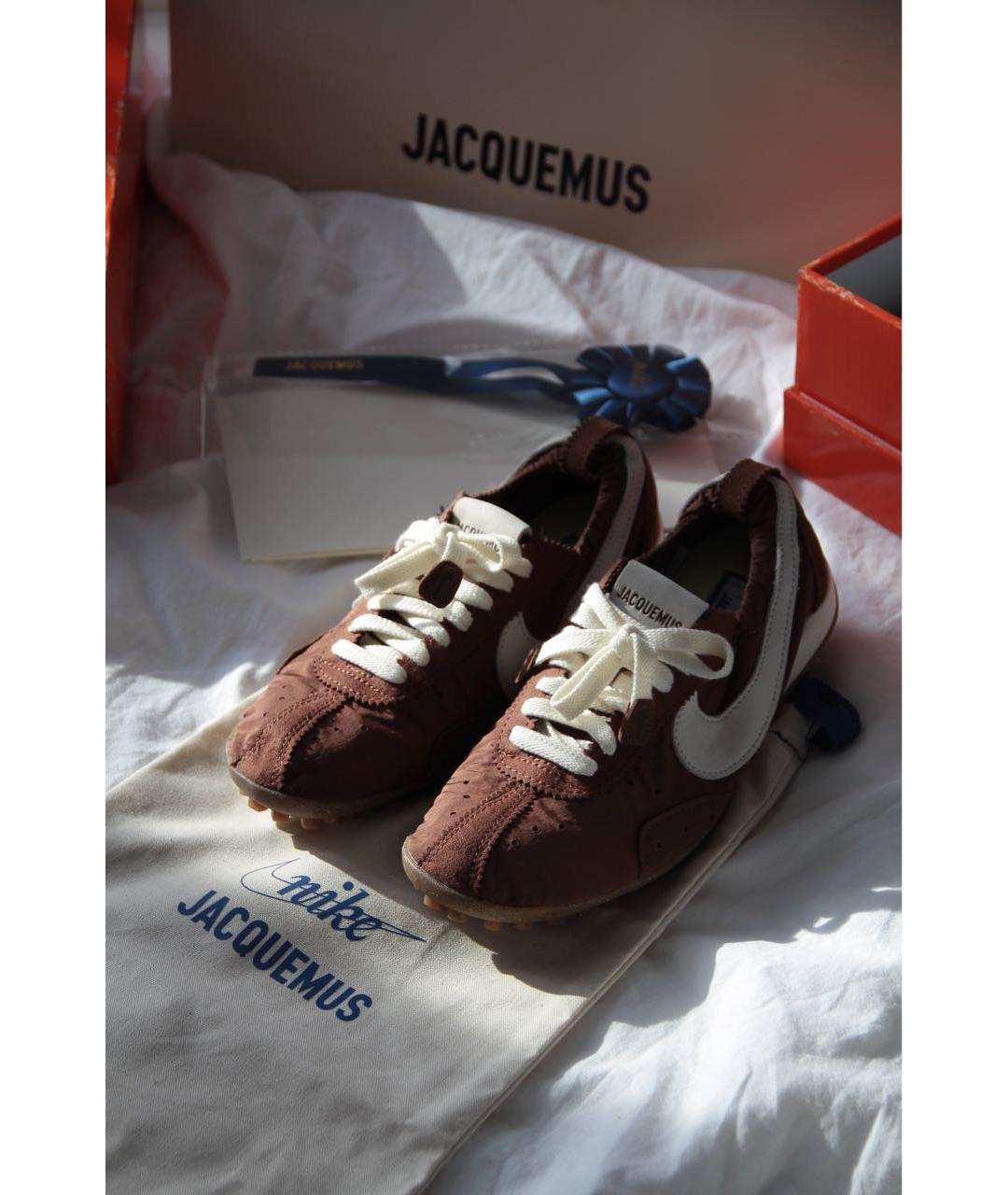 JACQUEMUS Коричневые кеды, фото 3