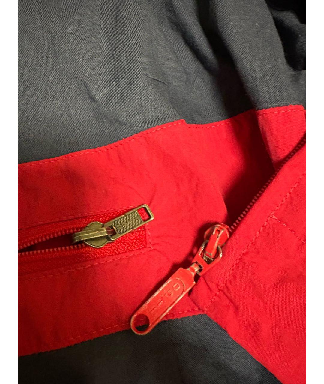 BURBERRY Бордовая полиамидовая куртка, фото 4