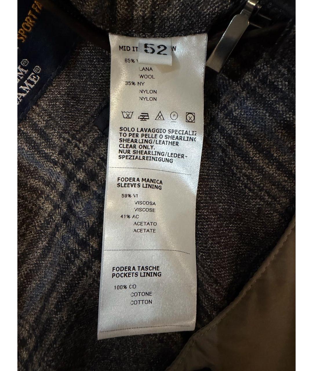 PAL ZILERI Темно-синяя вискозная куртка, фото 5