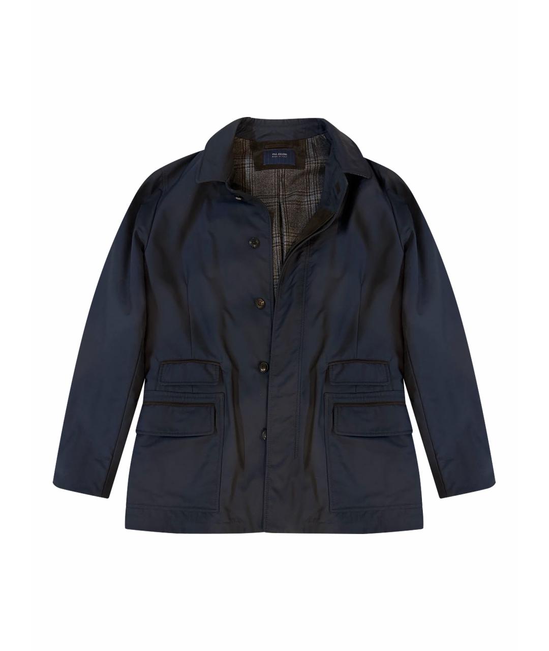 PAL ZILERI Темно-синяя вискозная куртка, фото 1