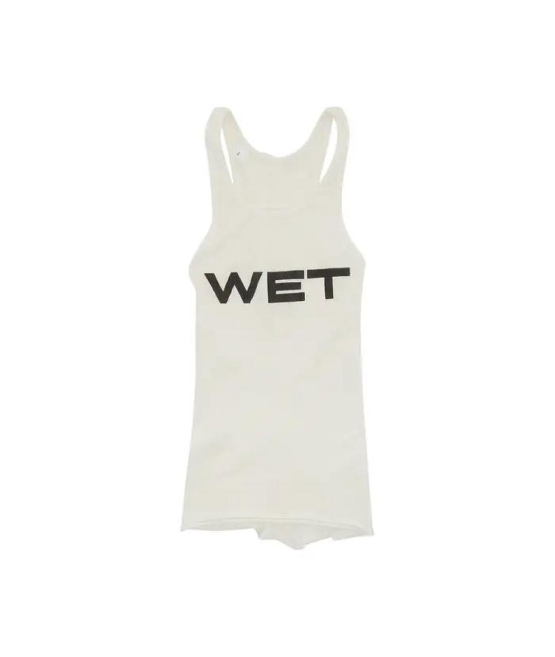 YEEZY Белая хлопковая майка, фото 1