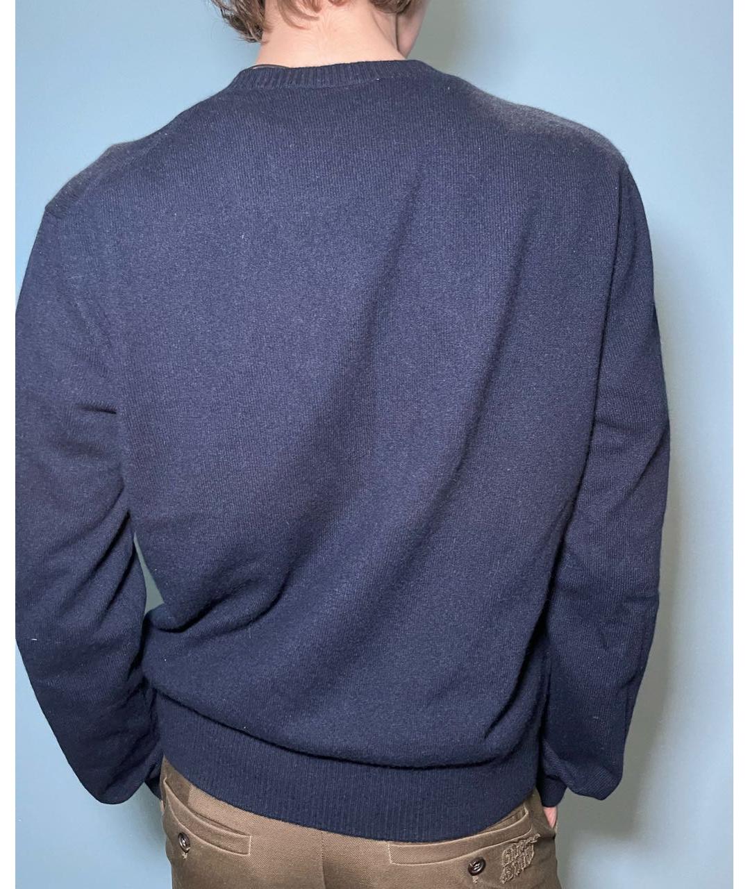 MIU MIU Темно-синий кашемировый джемпер / свитер, фото 4