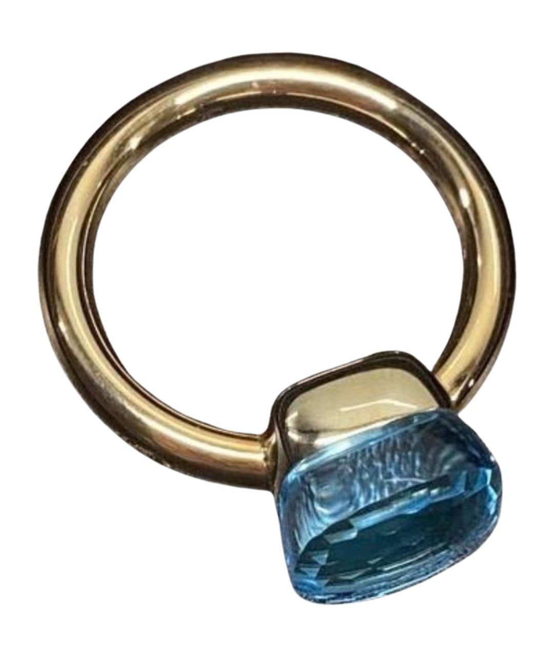 POMELLATO Голубое кольцо из розового золота, фото 1