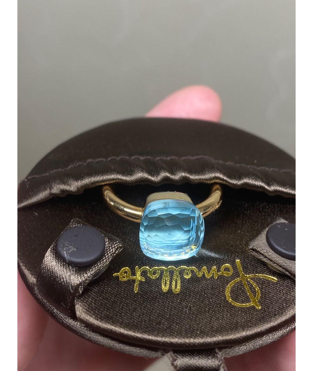 POMELLATO Голубое кольцо из розового золота, фото 2