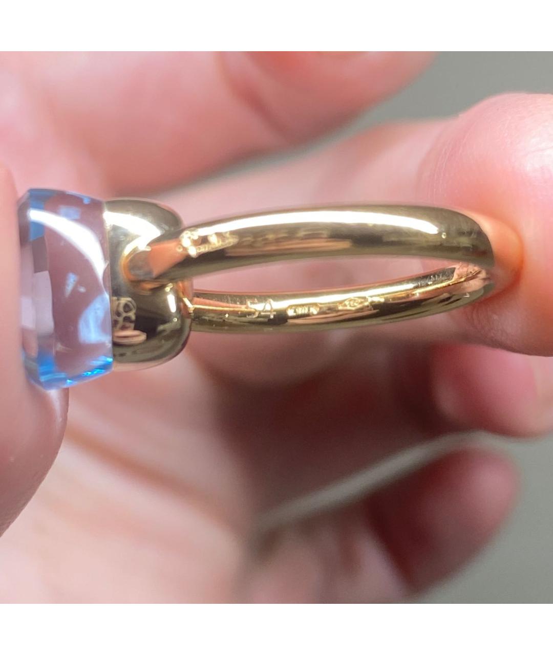 POMELLATO Голубое кольцо из розового золота, фото 3