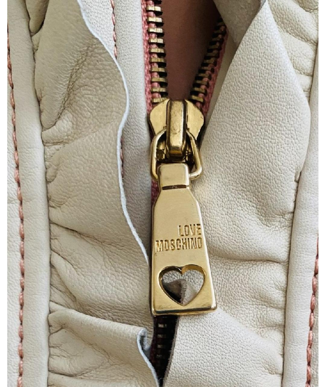 LOVE MOSCHINO Кожаная куртка, фото 6