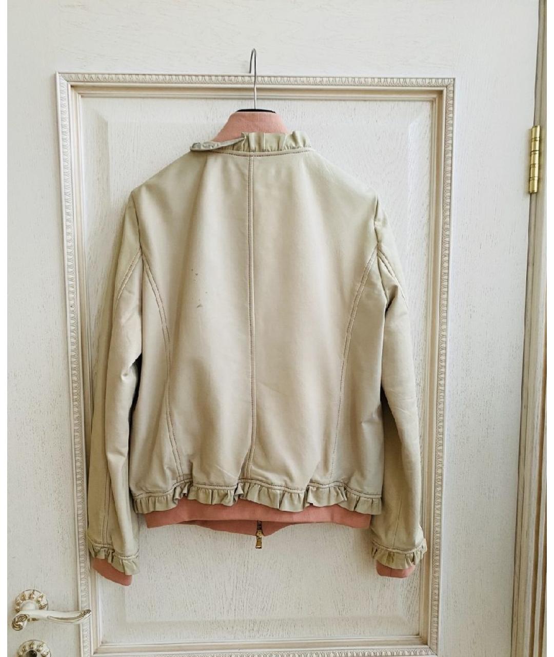 LOVE MOSCHINO Кожаная куртка, фото 4