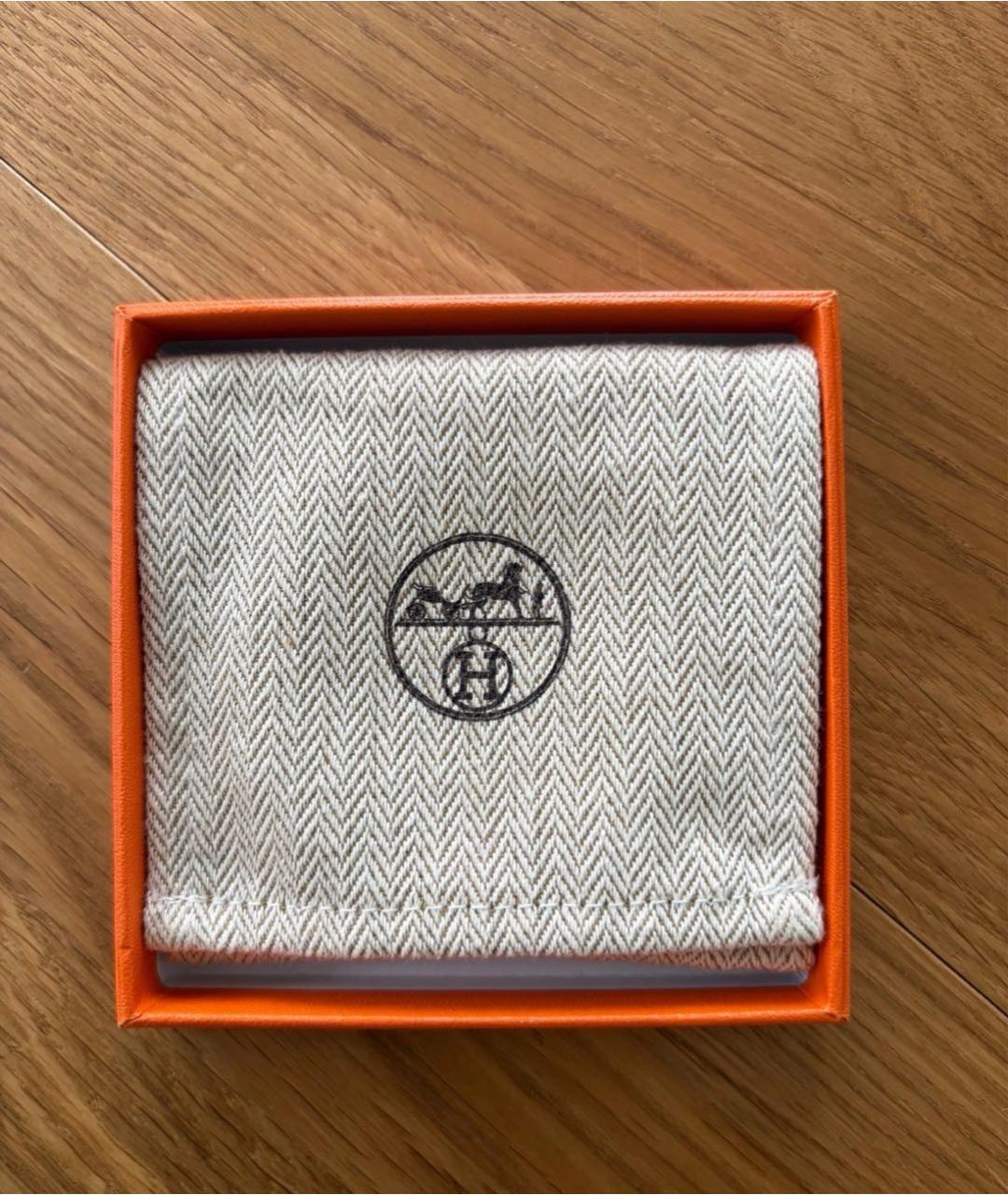 HERMES Голубой металлический браслет, фото 4