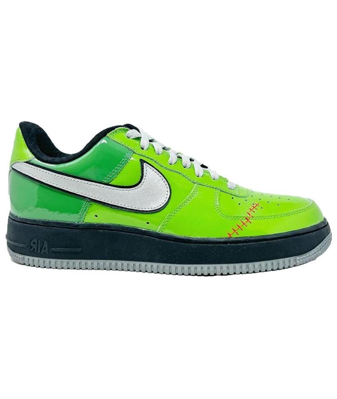 NIKE Зеленые низкие кроссовки / кеды, фото 1