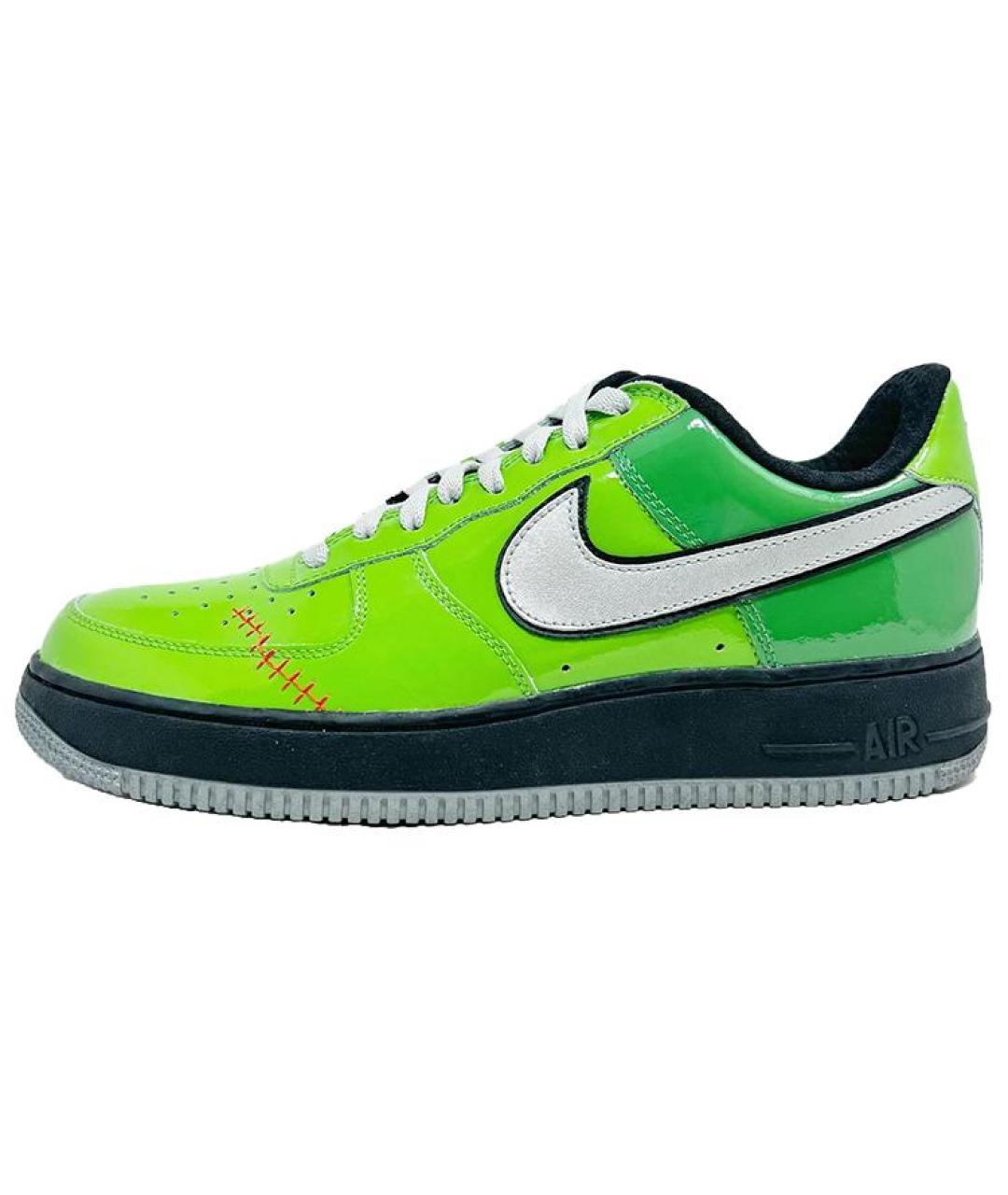 NIKE Зеленые низкие кроссовки / кеды, фото 2