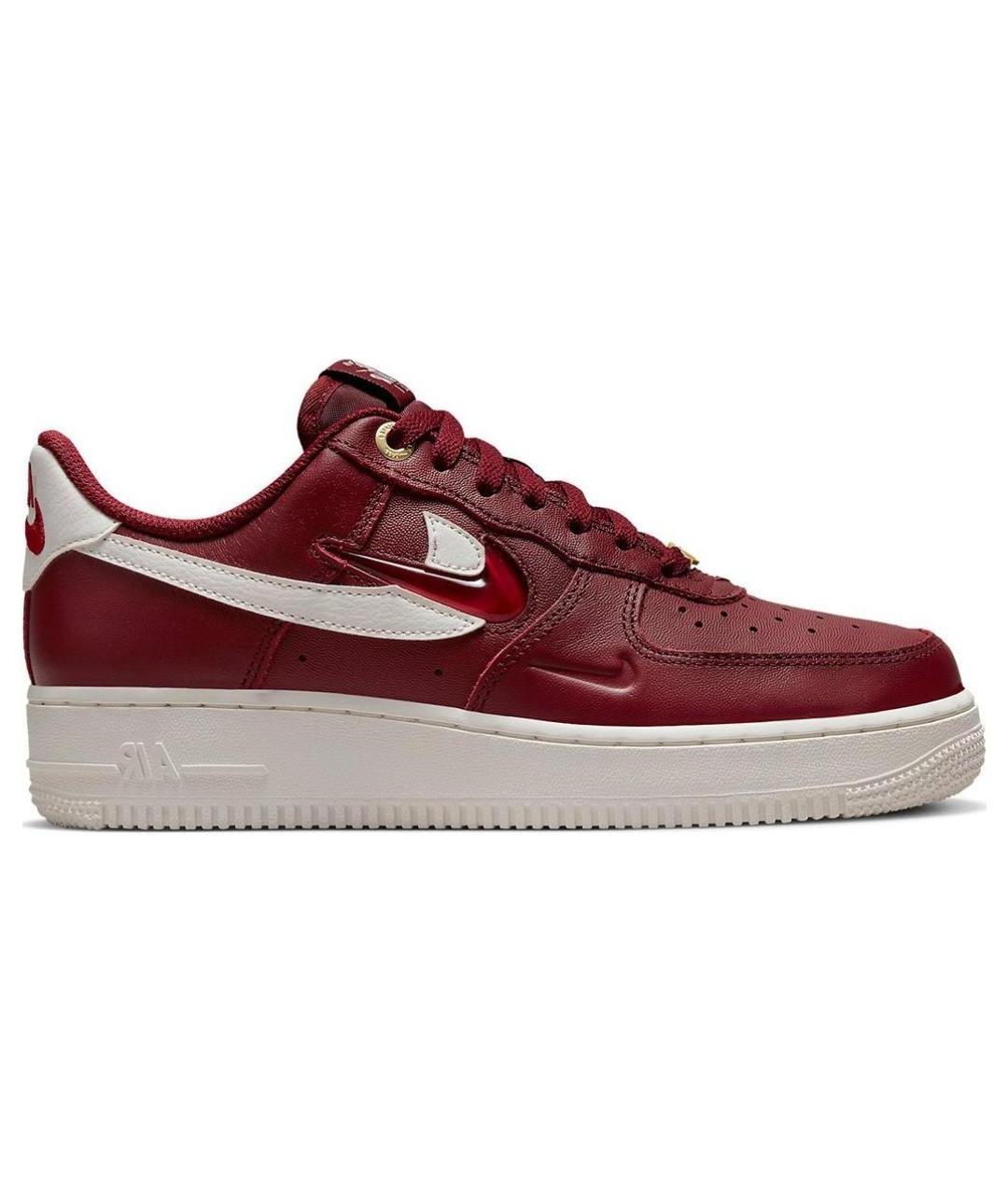 NIKE Красные кожаные кроссовки, фото 1