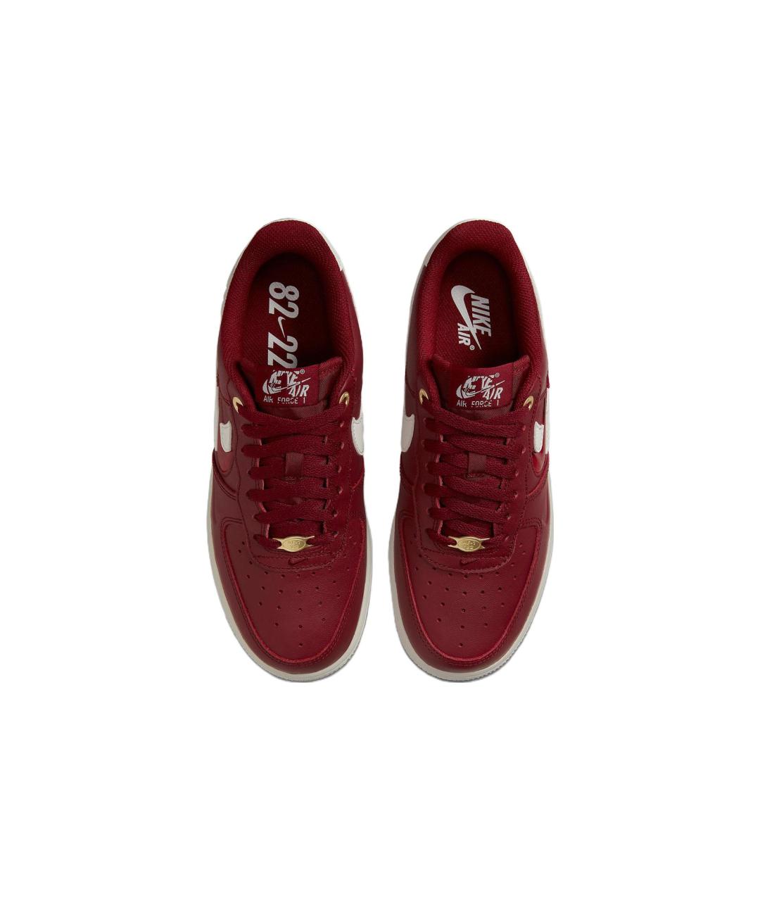 NIKE Красные кожаные кроссовки, фото 5