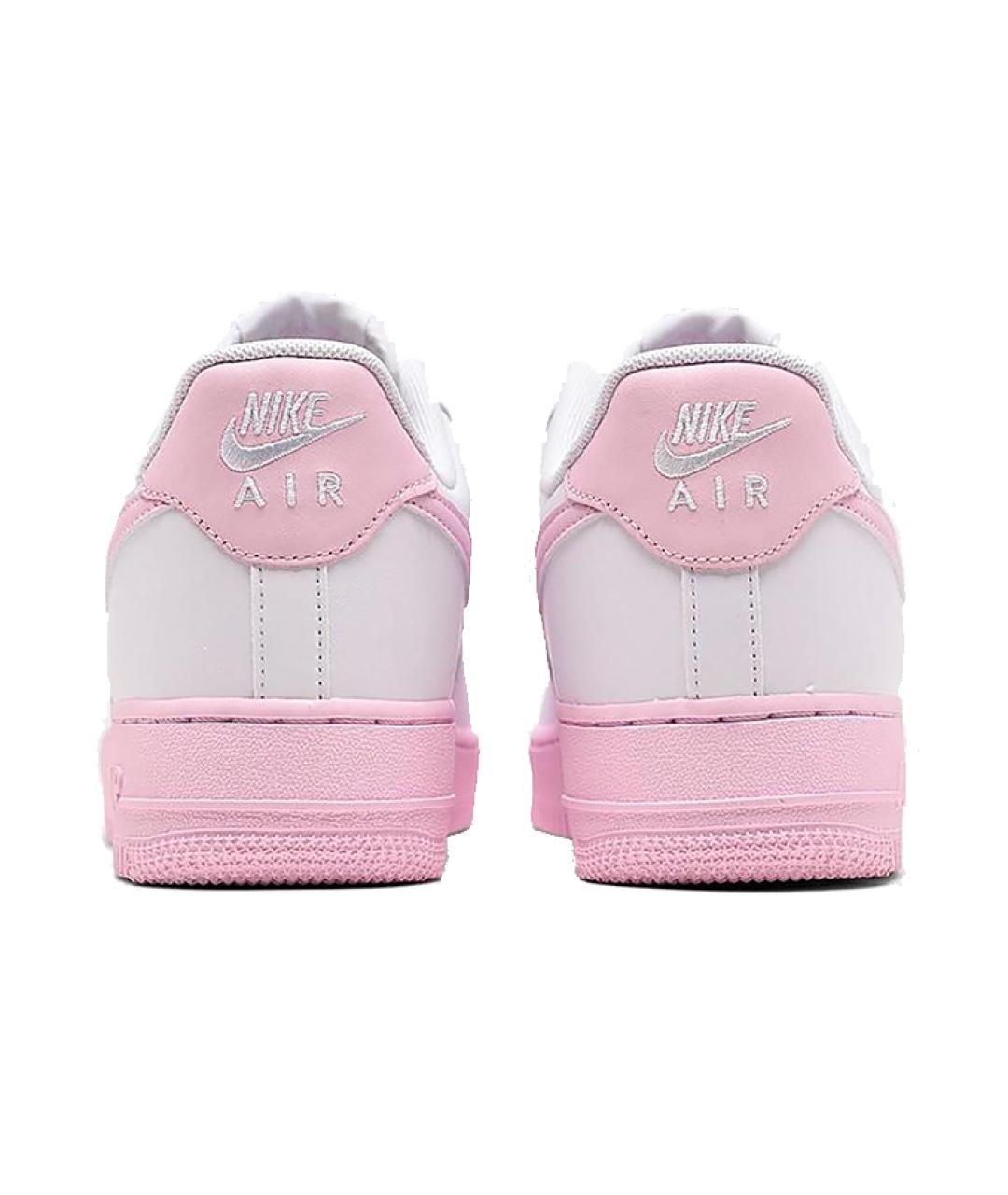 NIKE Белые кожаные низкие кроссовки / кеды, фото 6