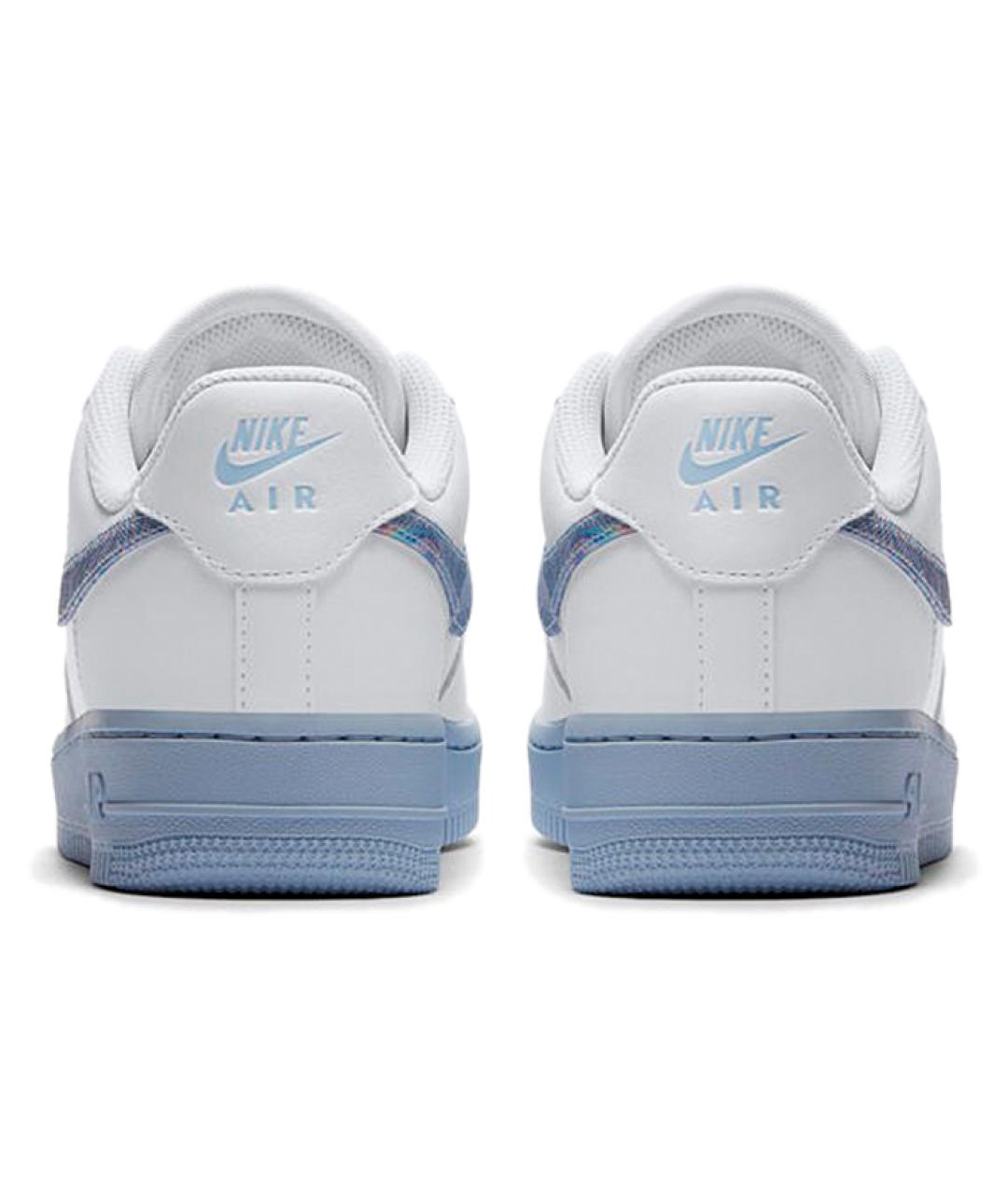 NIKE Голубые кожаные кроссовки, фото 5