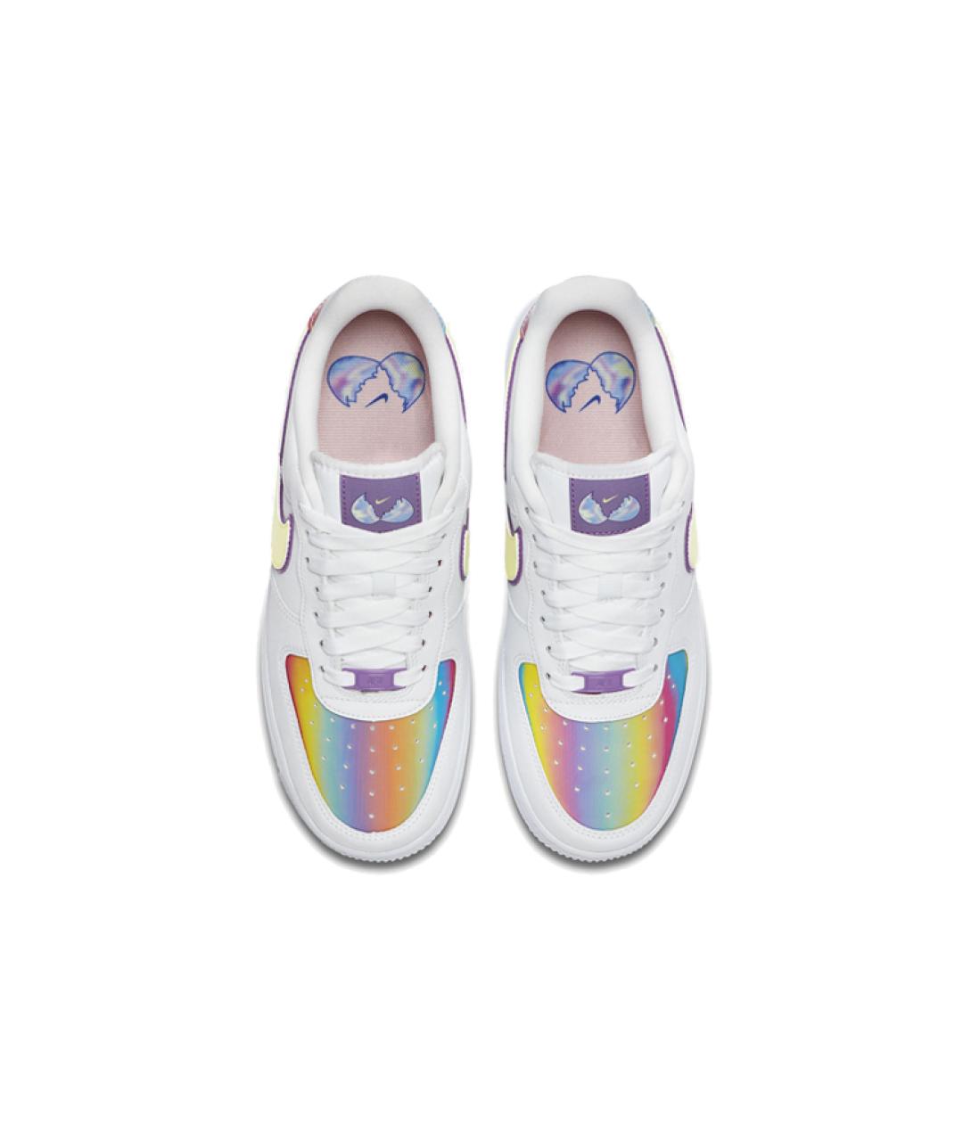 NIKE Белые кожаные кроссовки, фото 5