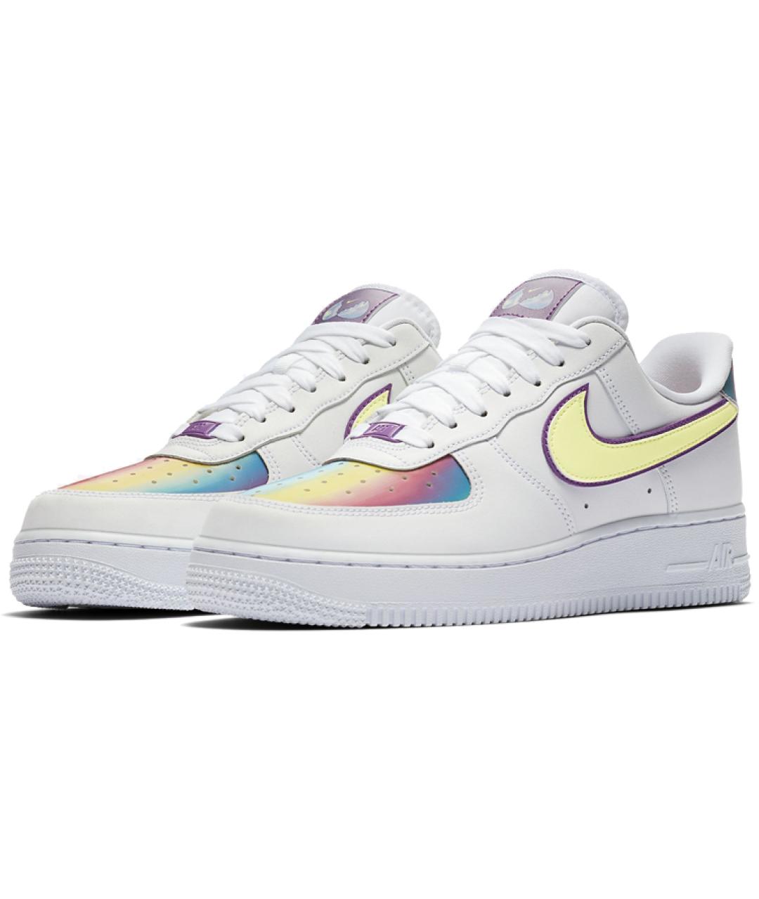 NIKE Белые кожаные кроссовки, фото 3