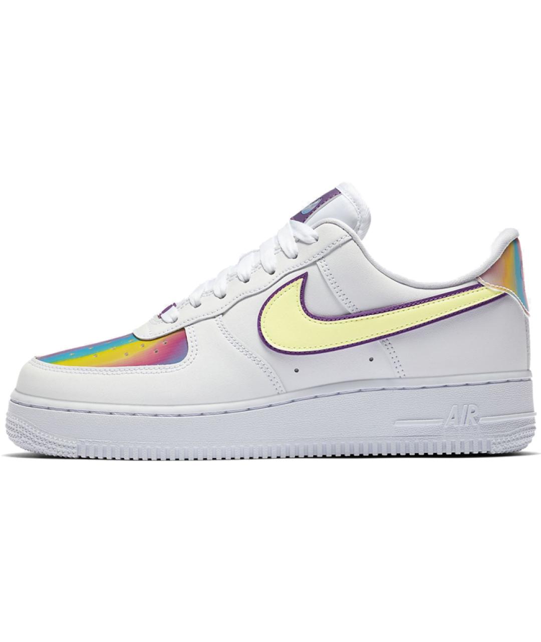 NIKE Белые кожаные кроссовки, фото 4