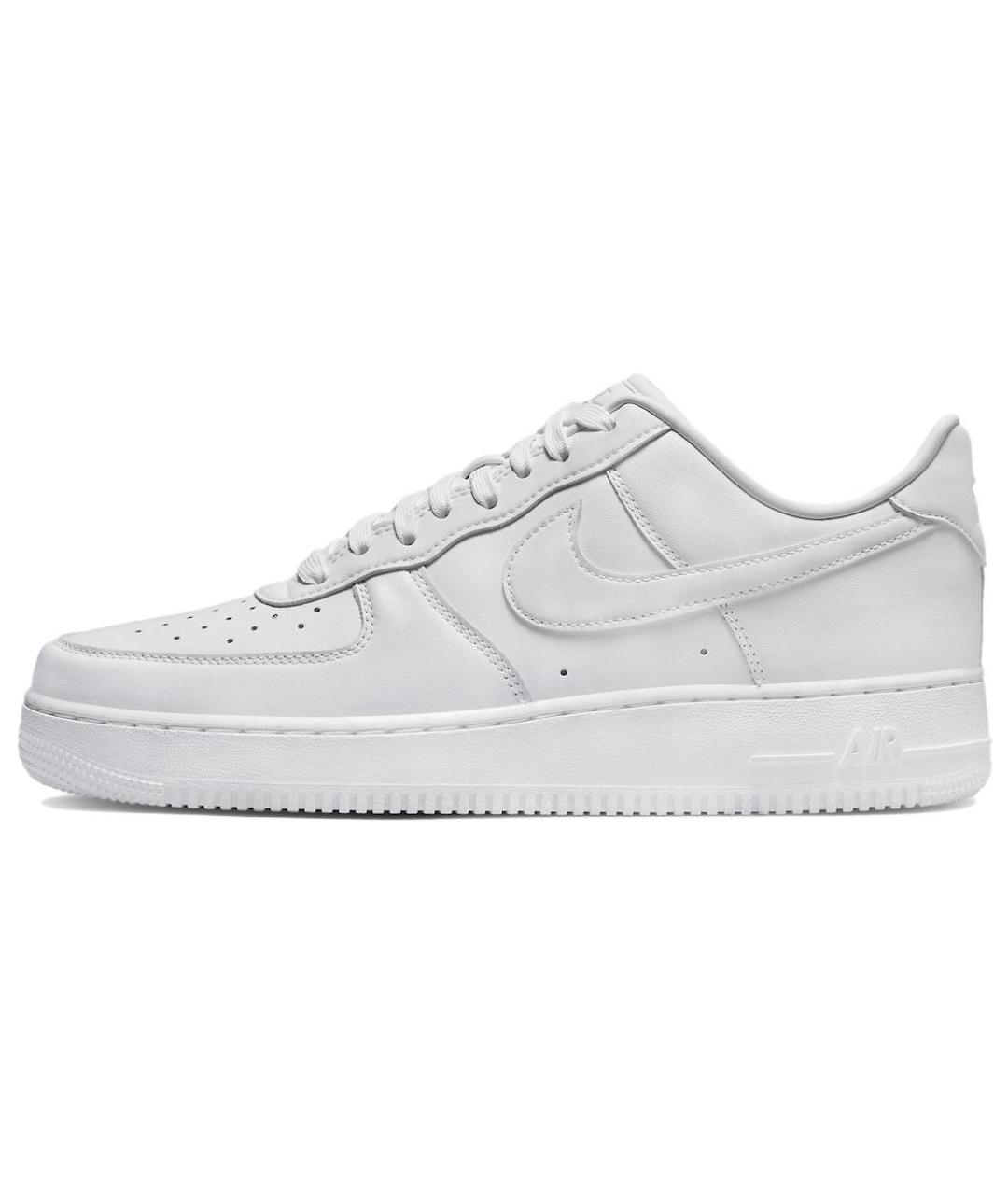 NIKE Белые кожаные кроссовки, фото 3