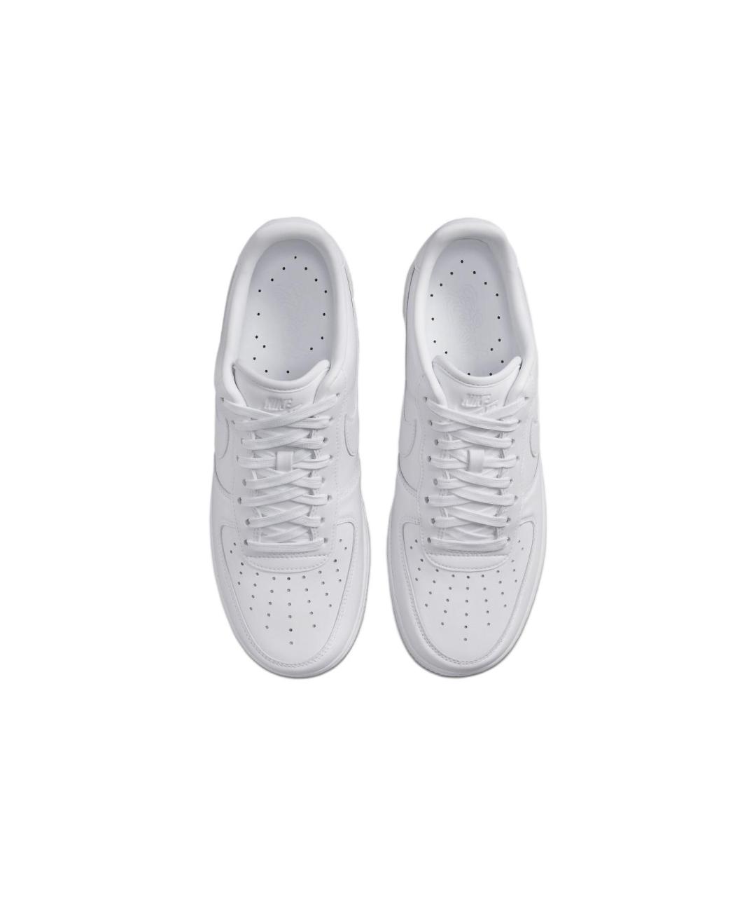 NIKE Белые кожаные кроссовки, фото 5