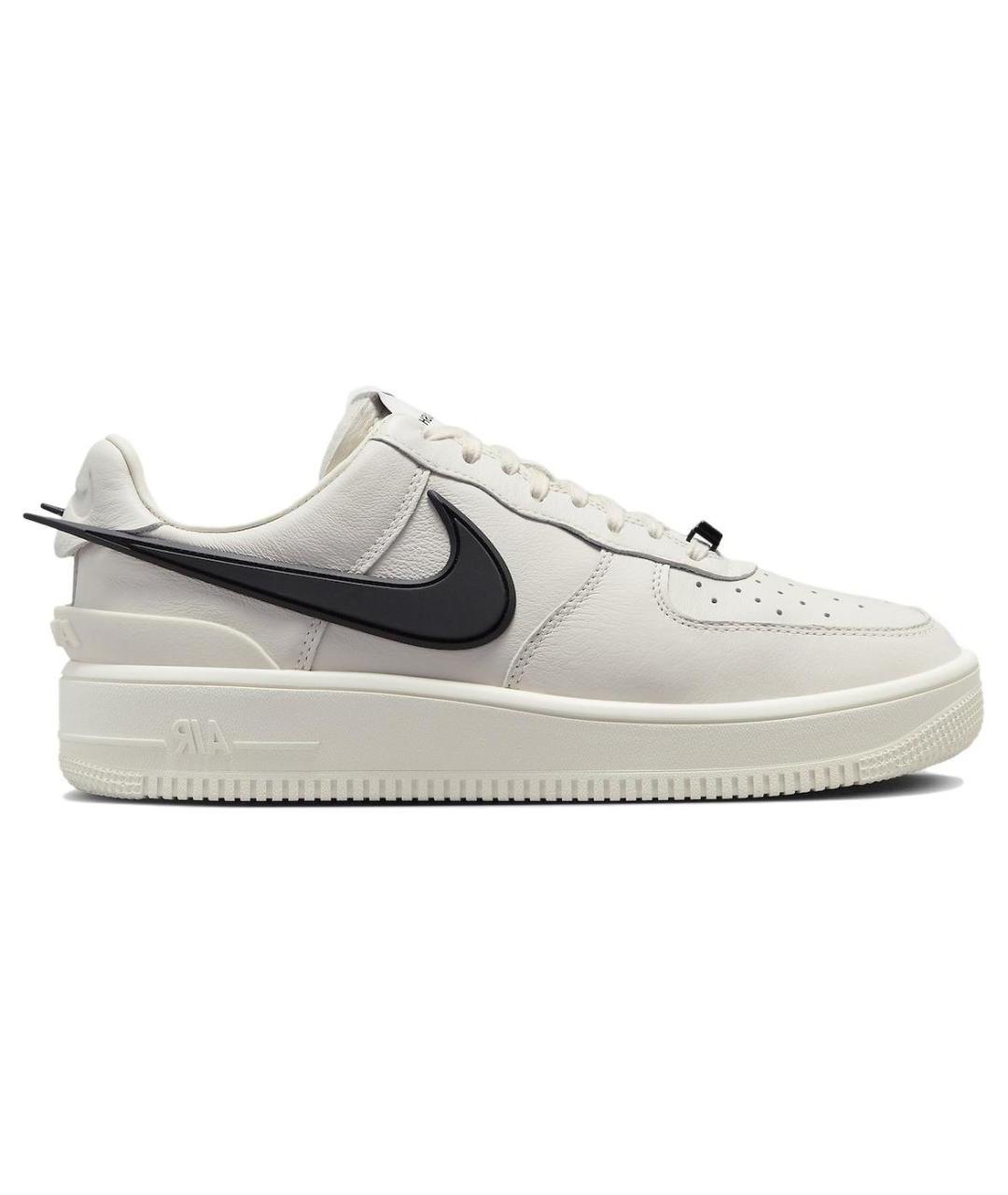NIKE Белые кожаные кроссовки, фото 1